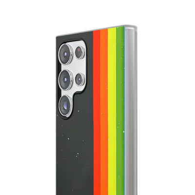 Retro Galactic Stripes · Soft Handyhülle für Samsung