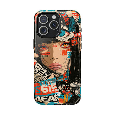 Shibuya Street Collage · Tough 2.0 Magnetic Phone Case for iPhone · Red