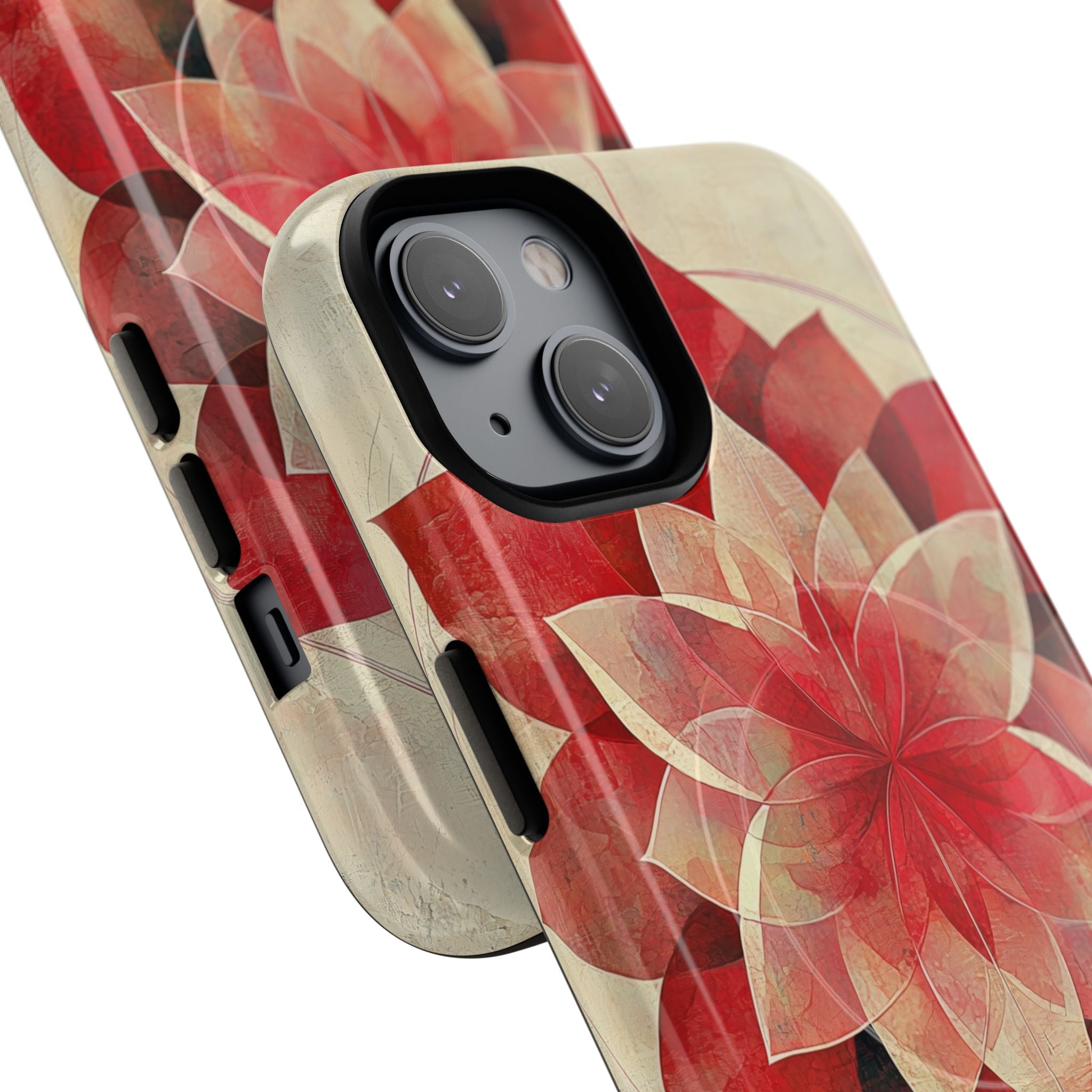 Crimson Petal Peak · Tough+ Phone Case for iPhone · Magsafe
