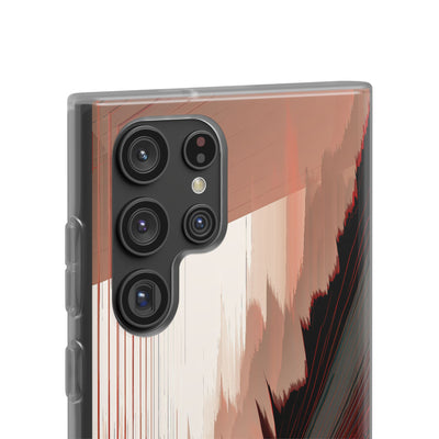 Red Lite Phone Case for Samsung - Crimson Pulse Horizon