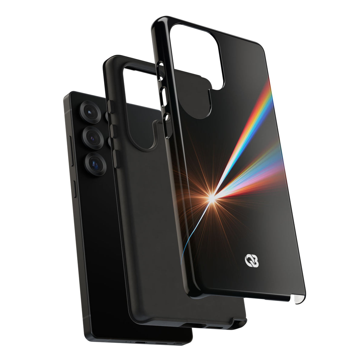 Spectral Refraction · Tough Phone Case for Samsung · Black