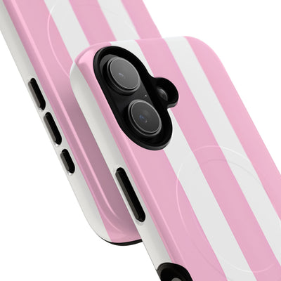 Soft Pink Stripe · Tough+ Magsafe