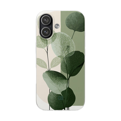 Layered Eucalyptus Study · Lite Phone Case for iPhone ·  Green