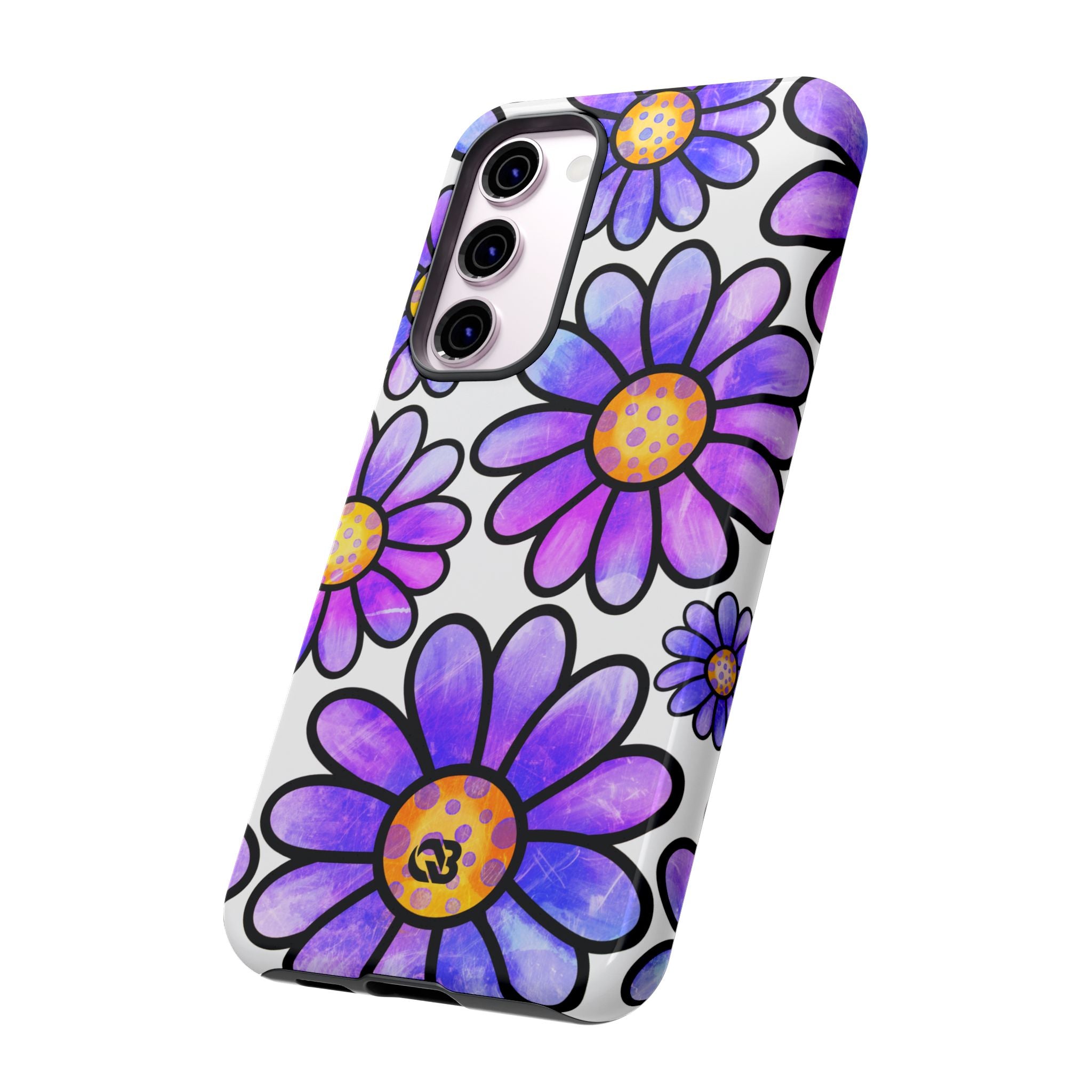 Violet Grunge Bloom · Tough Phone Case for Samsung