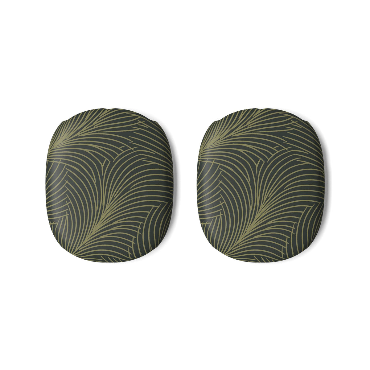 Midnight Palm Frond · Hard Case for AirPods Max · Green