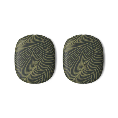 Midnight Palm Frond · Hard Case for AirPods Max · Green