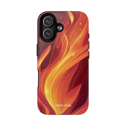 Flaming Flow iPhone 17 Case - Tough+ - CASE•BOB