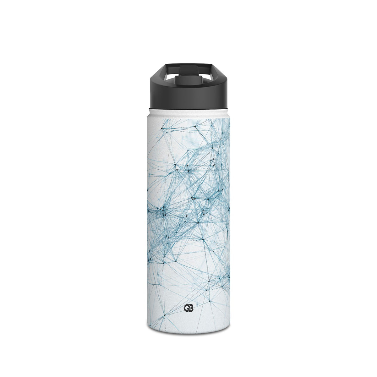 Neural Lattice · Insulated Water Bottle · White