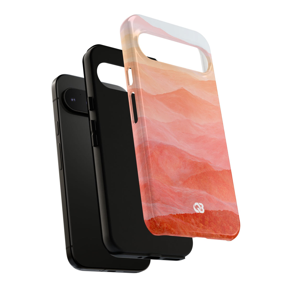 Alpenglow Ridge Vista · Tough Phone Case for Pixel ·  Orange