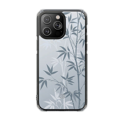 Blue Impact MagSafe Phone Case for iPhone - Slate Bamboo Shadow