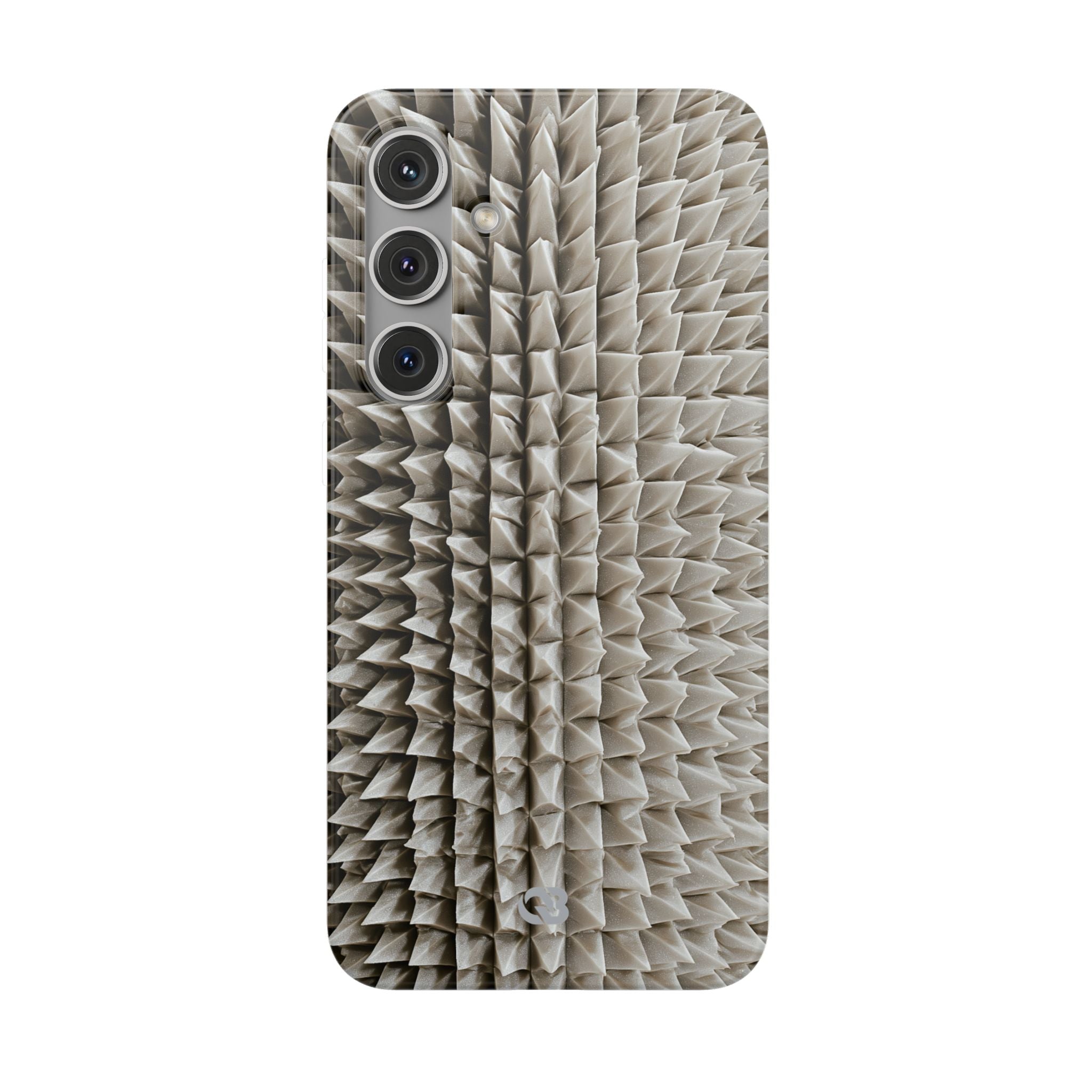 Beige Lite Phone Case for Samsung - Bone Spiked Grid