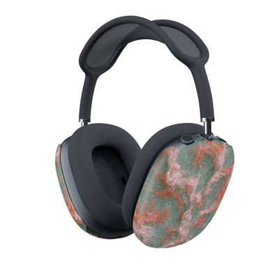 Coral Pixel Matrix · Hard Case for AirPods Max · Green