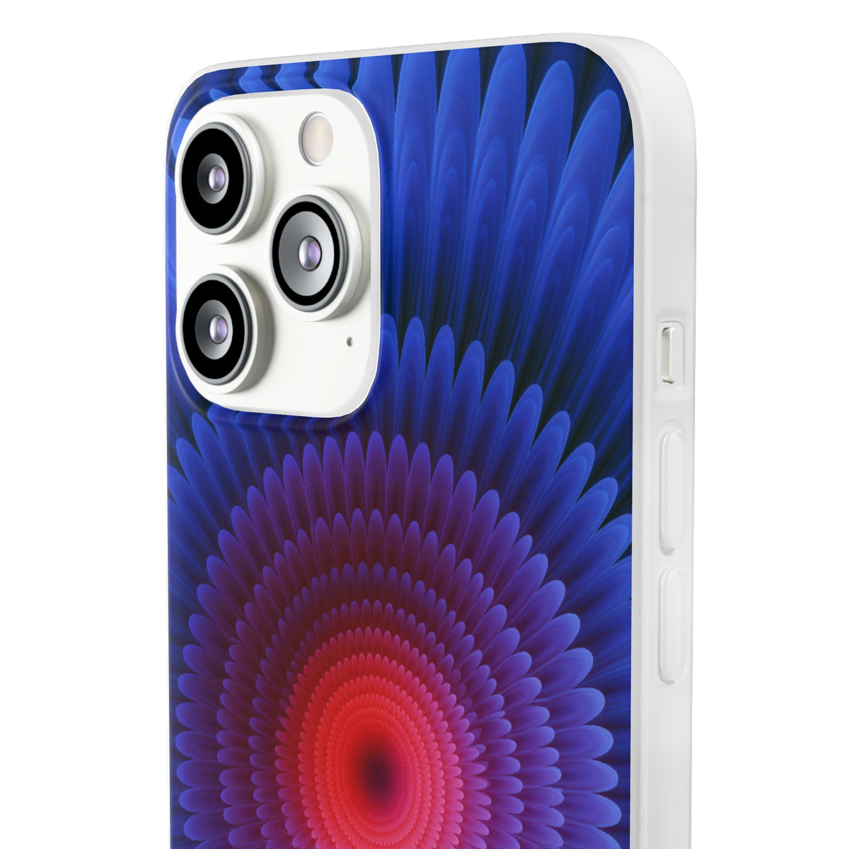 Radial Spectrum Bloom · Lite Phone Case for iPhone ·  Blue