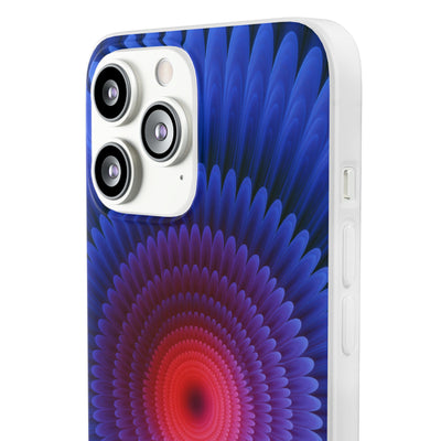 Radial Spectrum Bloom · Lite Phone Case for iPhone ·  Blue