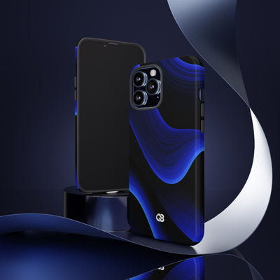 Cobalt Ridge Waves · Tough Phone Case for iPhone · Blue