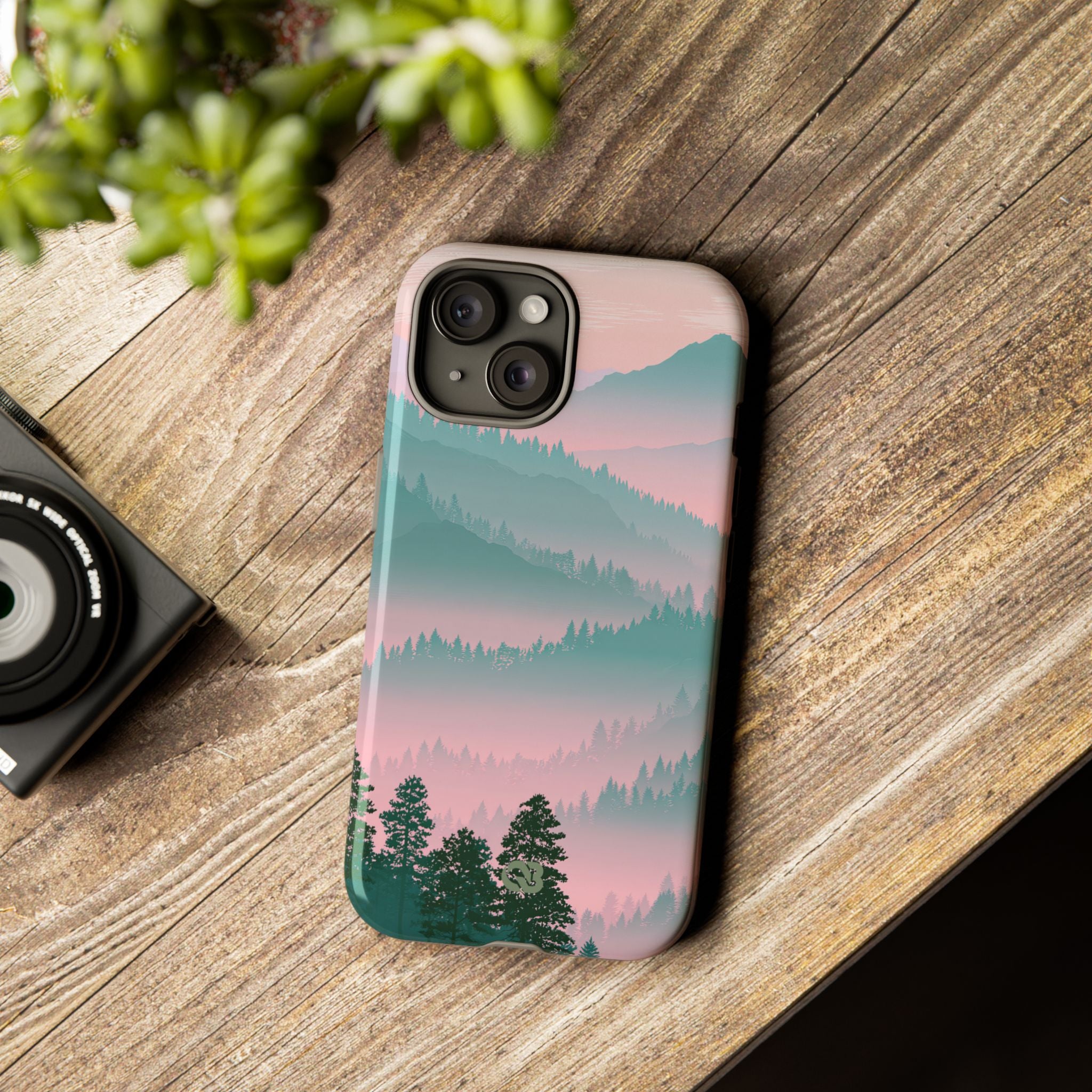 Teal Tough Phone Case for iPhone - Alpine Mist Teal