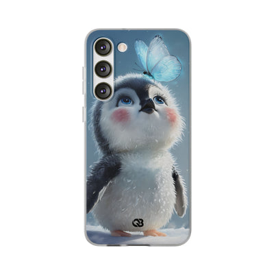 Frosty Penguin Glow · Soft Phone Case for Samsung