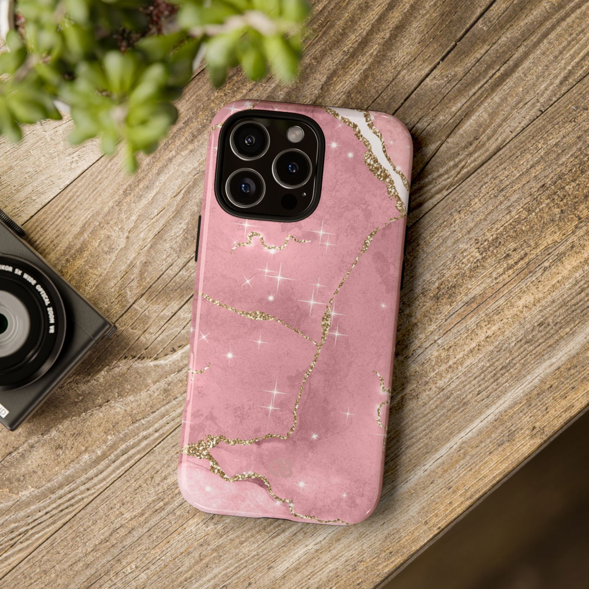 Rose Sparkle Marble · Tough Phone Case for iPhone