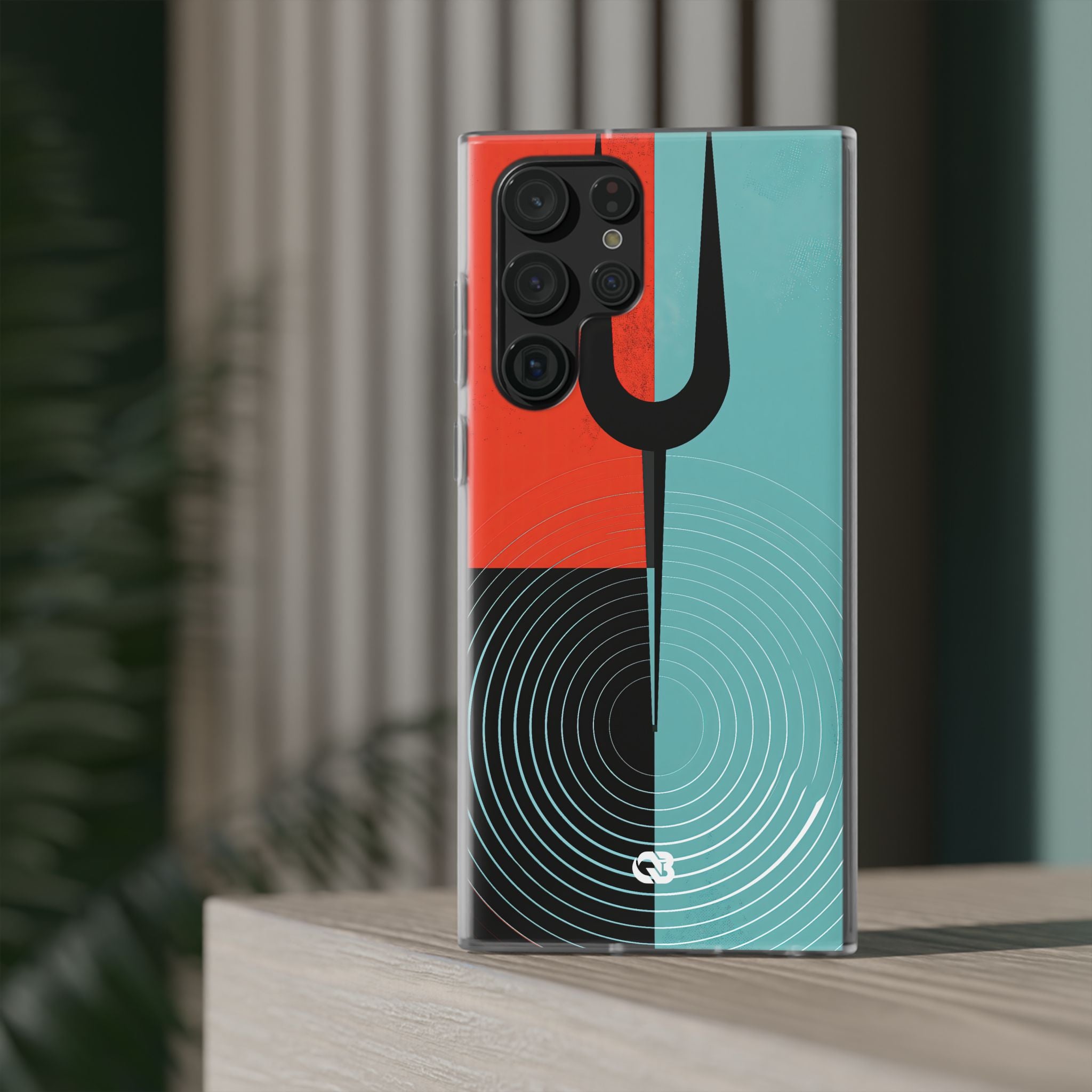 Teal Lite Phone Case for Samsung - Sonic Static Split