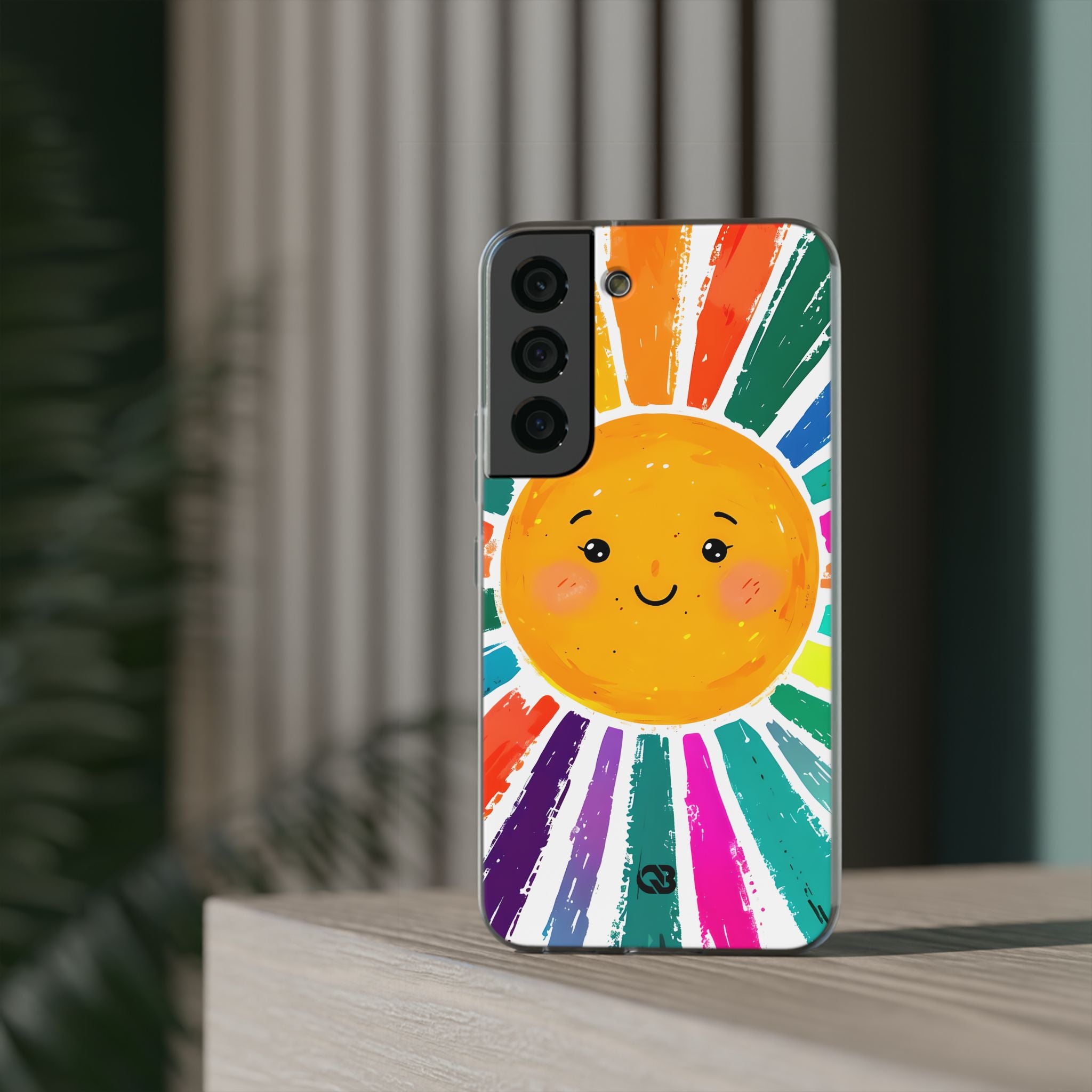 Vibrant Solar Smile · Soft Handyhülle für Samsung