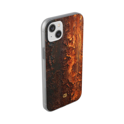 Orange Lite Phone Case for iPhone - Oxidized Iron Crust