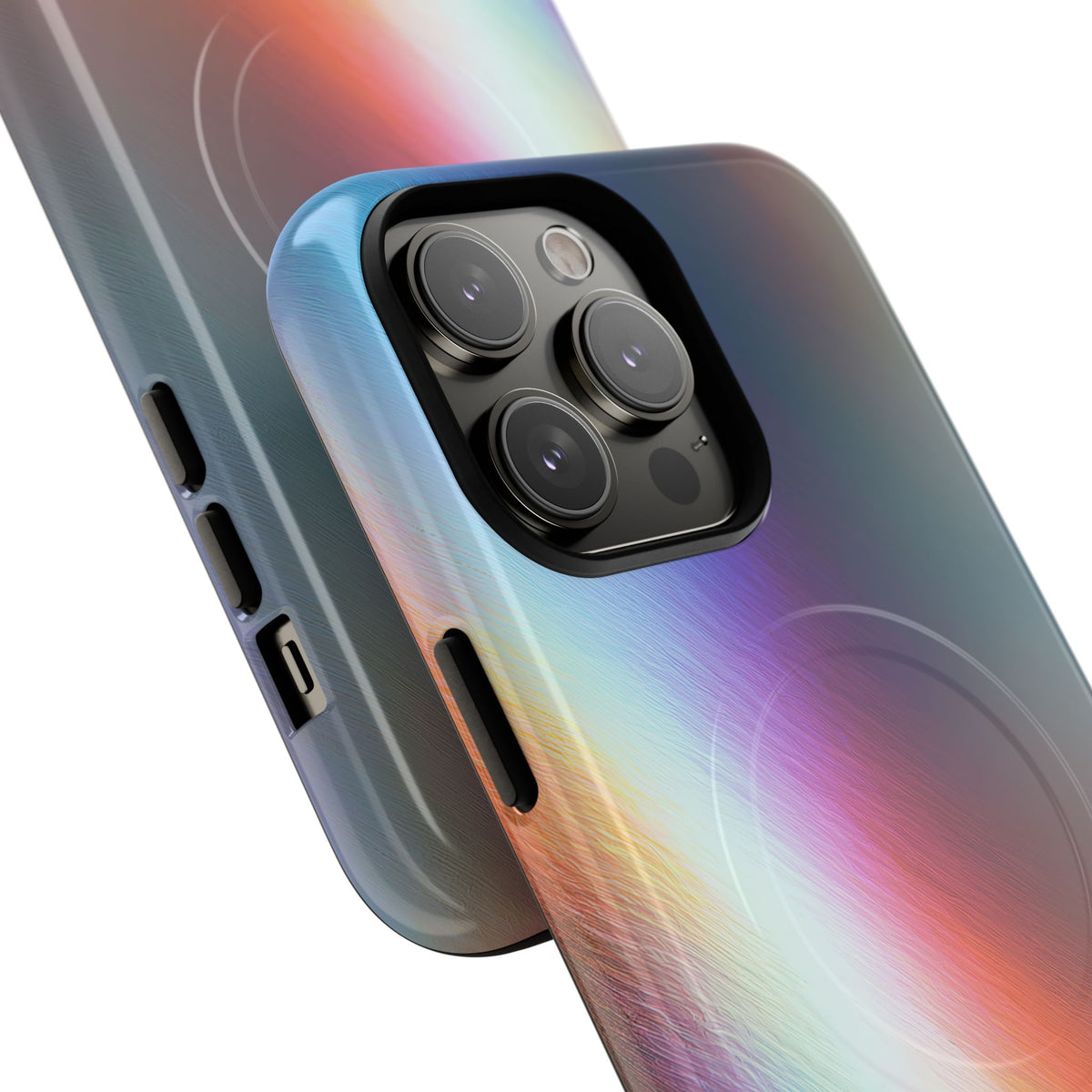 Prismatic Ray · Tough 2.0 Magnetic Phone Case for iPhone · Blue