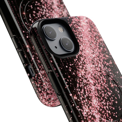 Rose Digital Cascade · Tough 2.0 Magnetic Phone Case for iPhone · Pink
