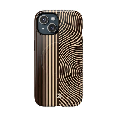 Brown Tough 2.0 Magsafe Phone Case for iPhone - Espresso Sand Ridge