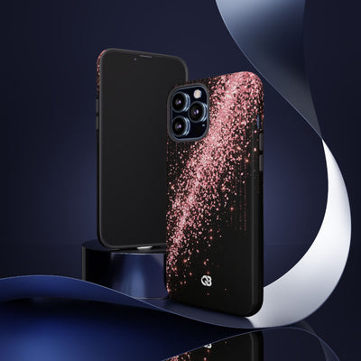 Rose Digital Cascade · Tough Phone Case for iPhone · Pink