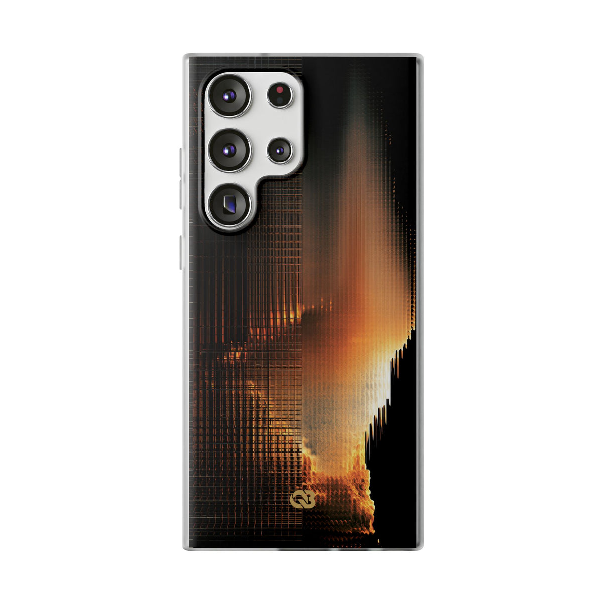 Luminous Grid · Lite Phone Case for Samsung · Black