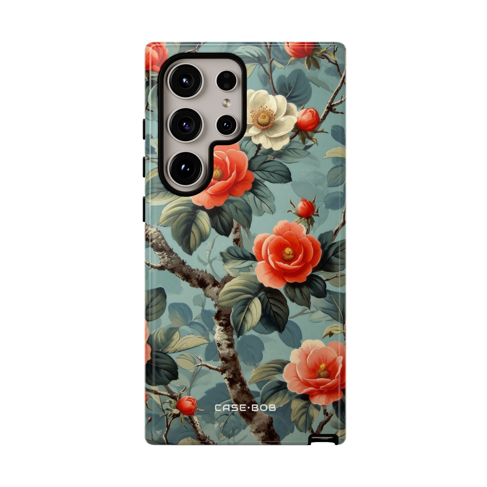 Coral Bloom Samsung S24 Ultra Cover - Tough