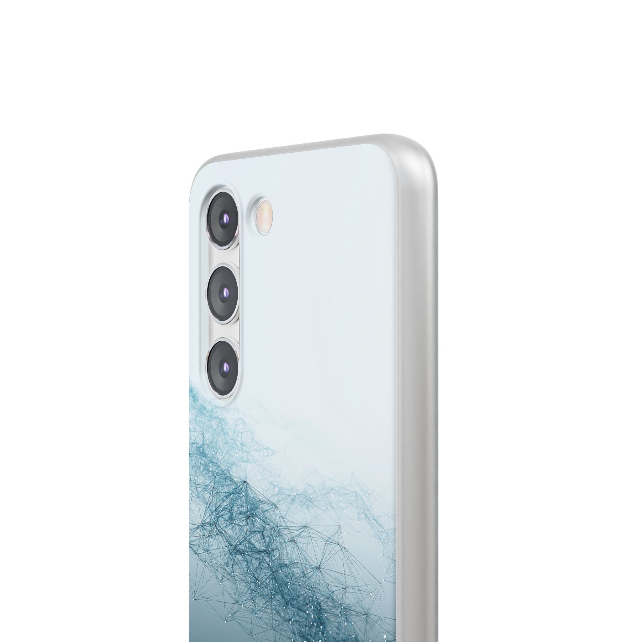 Teal Lite Phone Case for Samsung - Cyan Vector Lattice