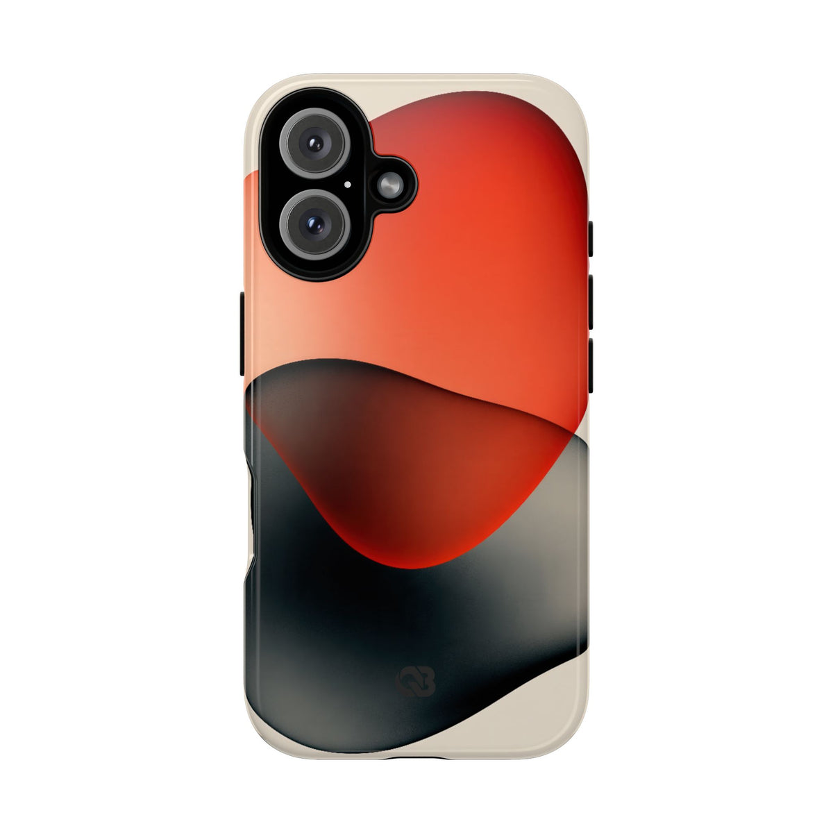 Translucent Crimson Form · Tough Phone Case for iPhone · Red