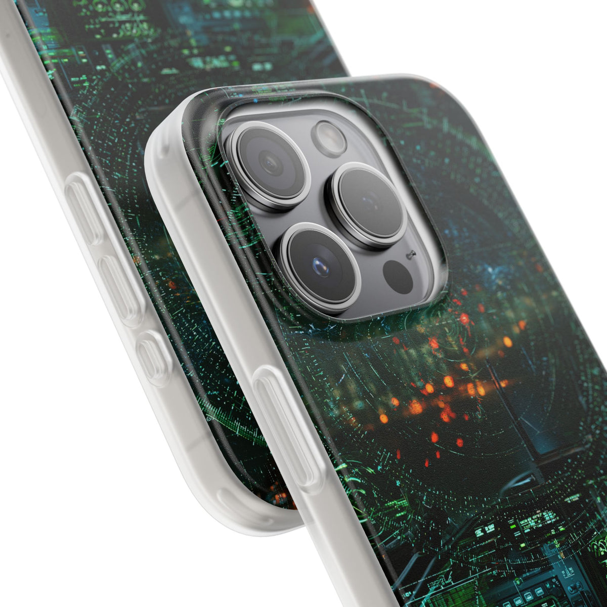 Tactical Avionics HUD · Lite Phone Case for iPhone ·  Green
