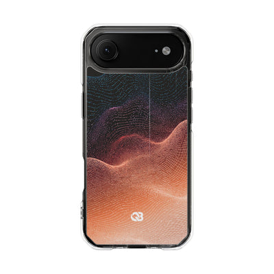 Spectral Elevation · Clear Impact Magnetic Phone Case for iPhone · Orange