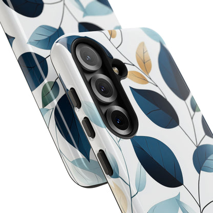 Navy Blattadern Samsung S25 Case - Tough