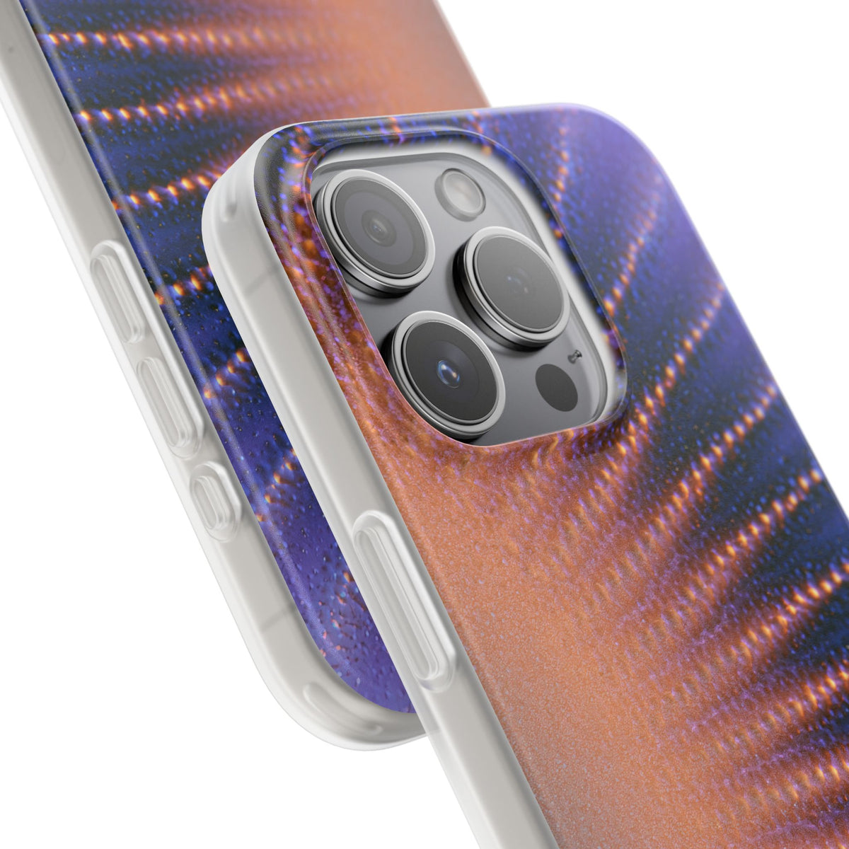 Luminous Aura Burst · Lite Phone Case for iPhone ·  Blue