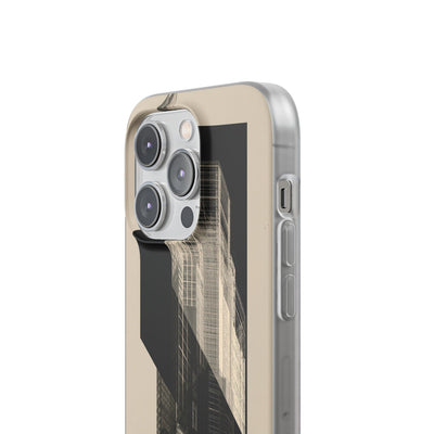 Beige Lite Phone Case for iPhone - Monolith Urban Grid