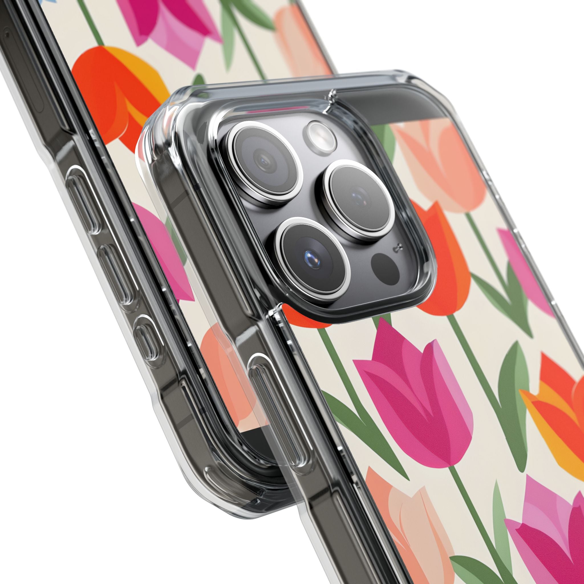 Vibrant Petal Grid · Impact Handyhülle für iPhone · Magsafe