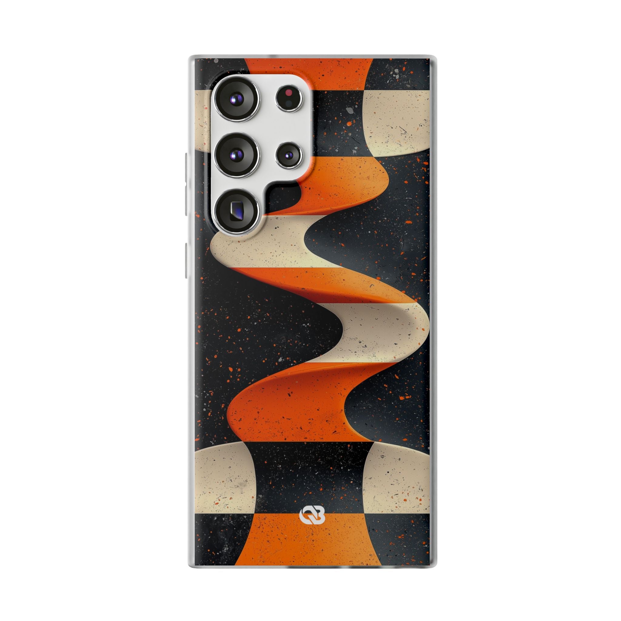 Orange Grit Twist · Soft Phone Case for Samsung