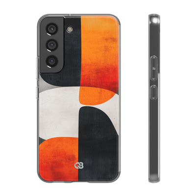 Burnt Amber Flow · Soft Phone Case for Samsung