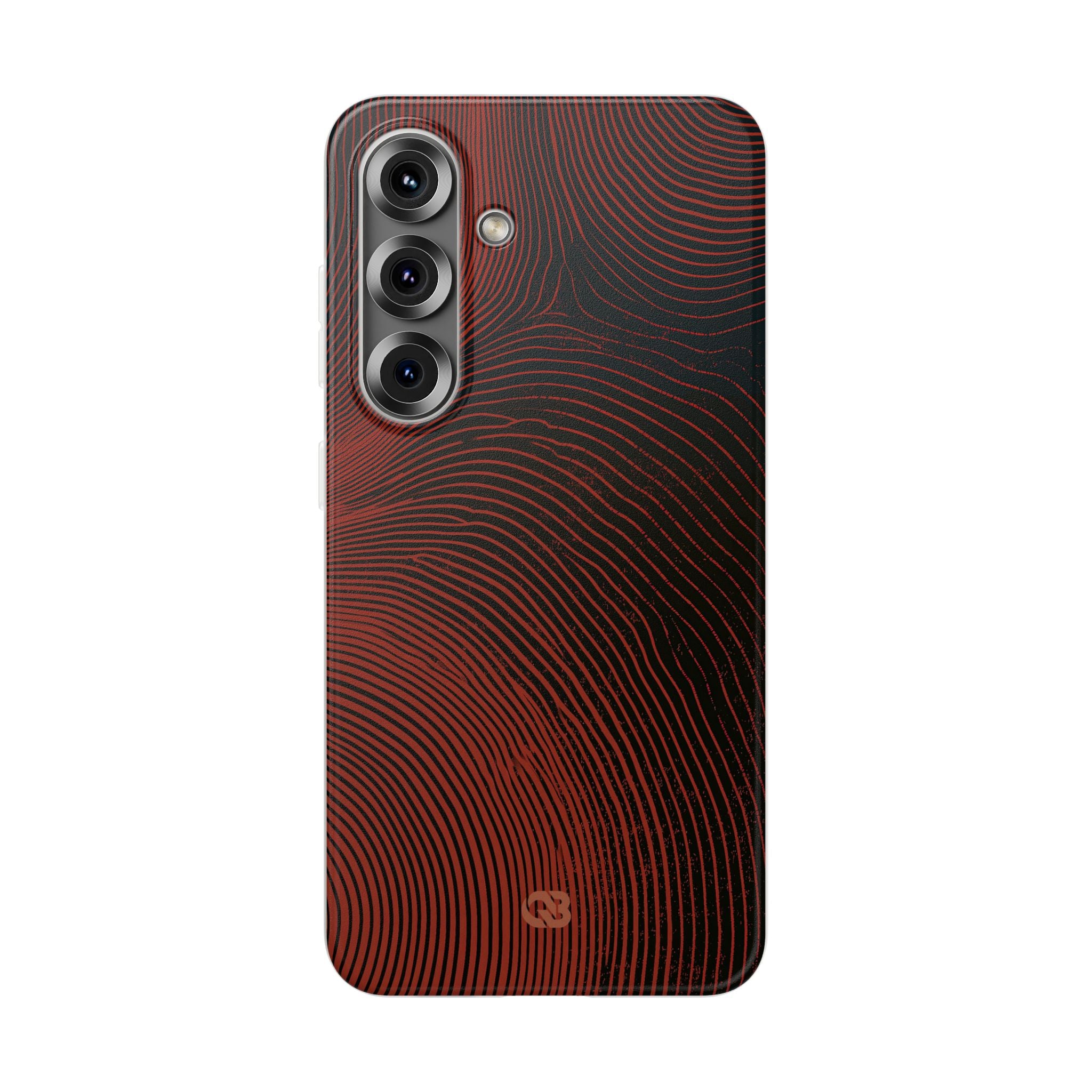 Red Lite Phone Case for Samsung - Terracotta Nerve Map