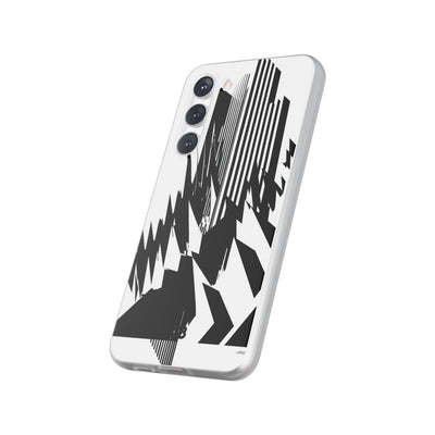 White Lite Phone Case for Samsung - Shattered Vector Spire