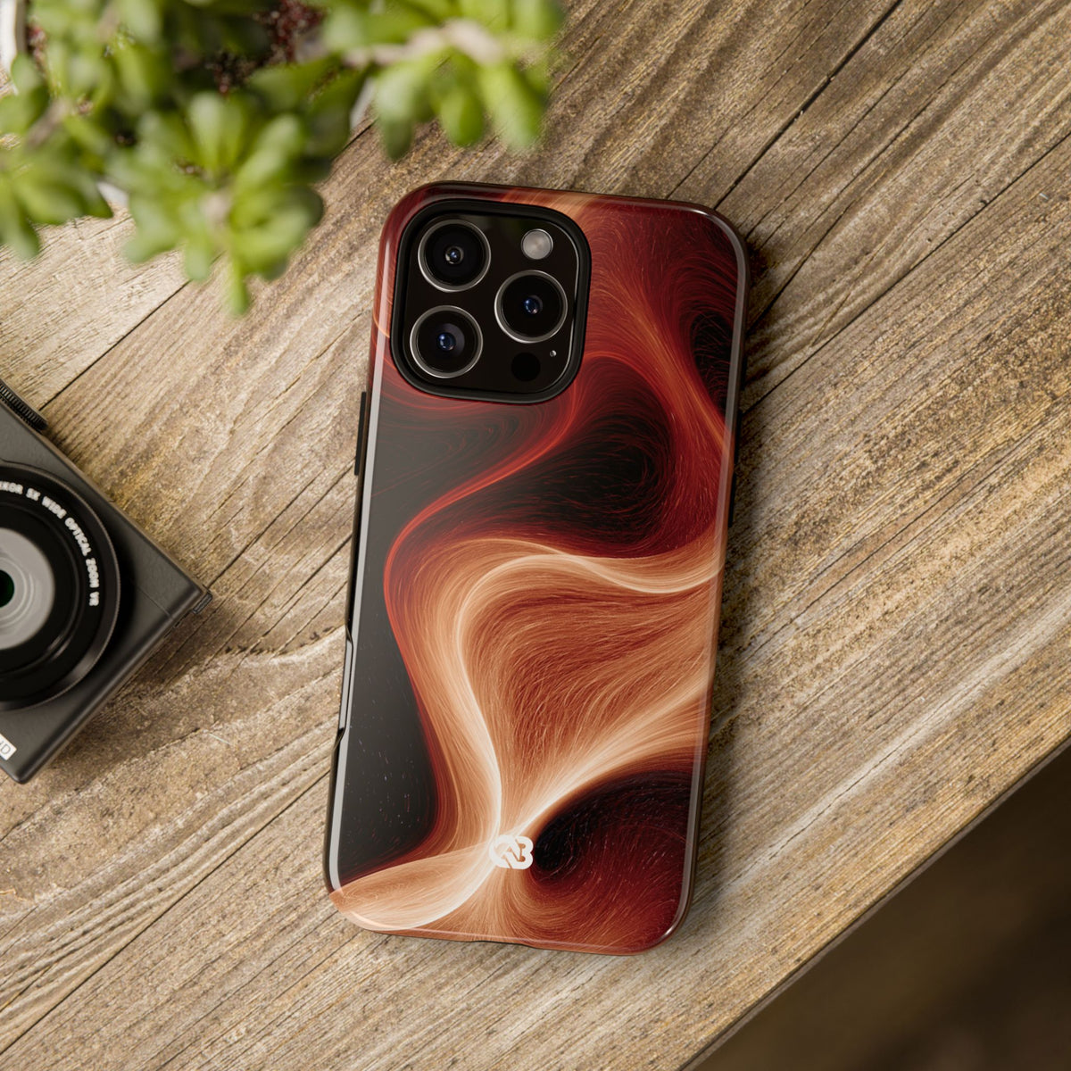 Solar Ember Flow · Tough Phone Case for iPhone · Orange
