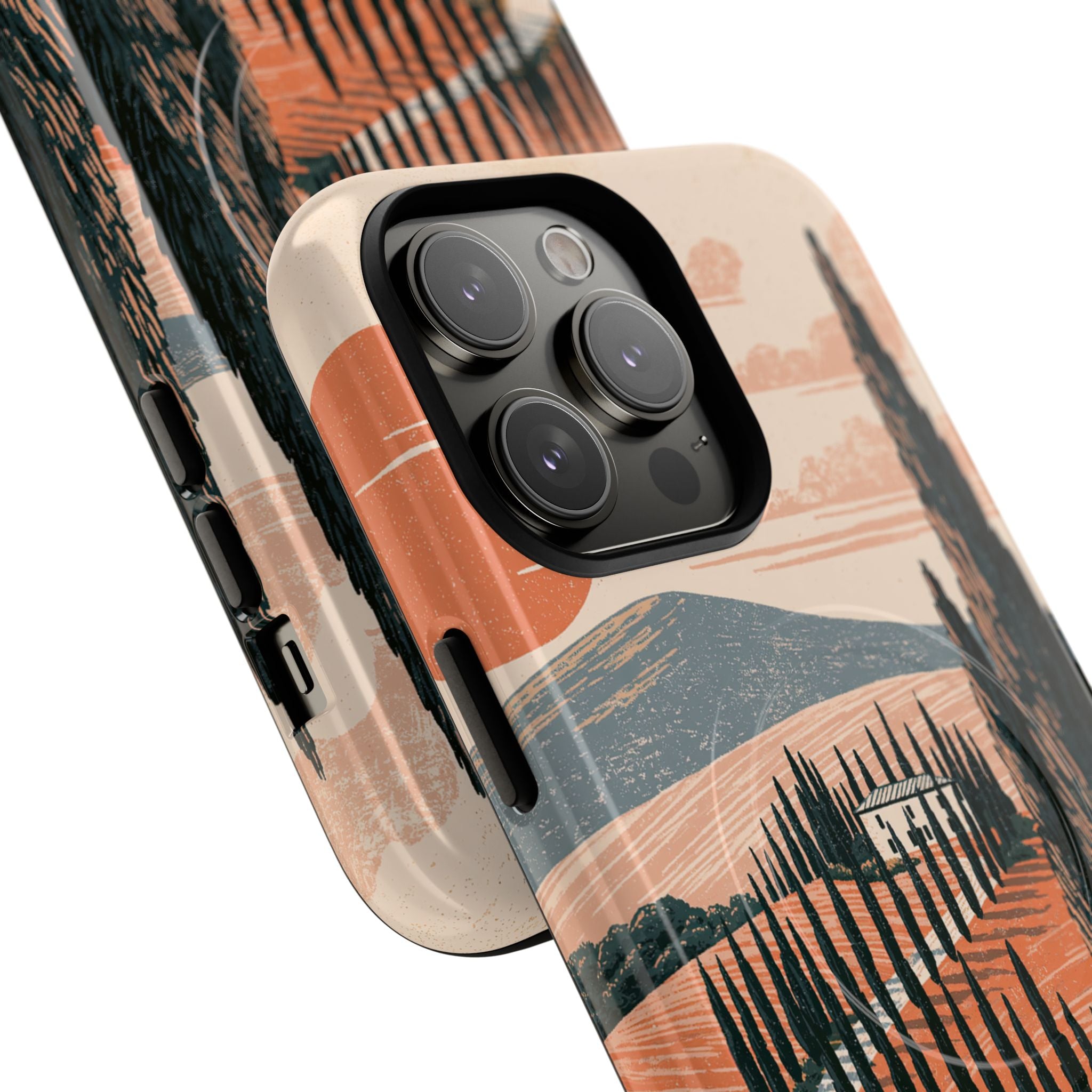 Orange Tough 2.0 Magsafe Phone Case for iPhone - Terracotta Ridge Trail