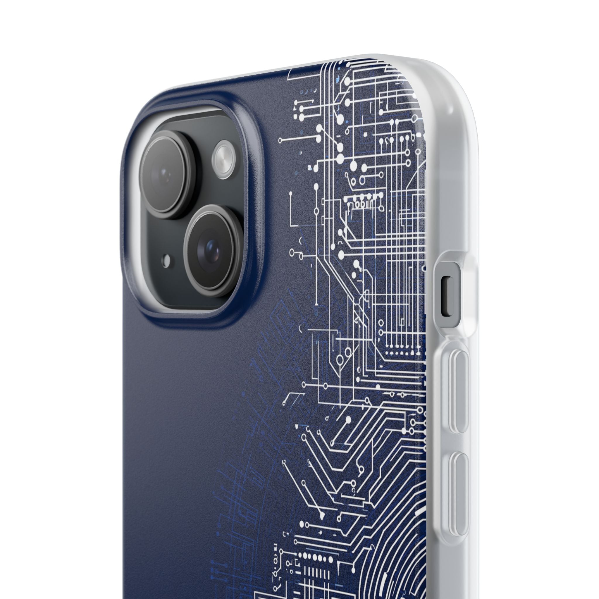 Blue Lite Phone Case for iPhone - Cobalt Circuit Logic
