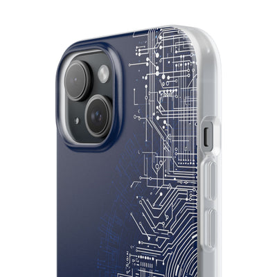 Blue Lite Phone Case for iPhone - Cobalt Circuit Logic