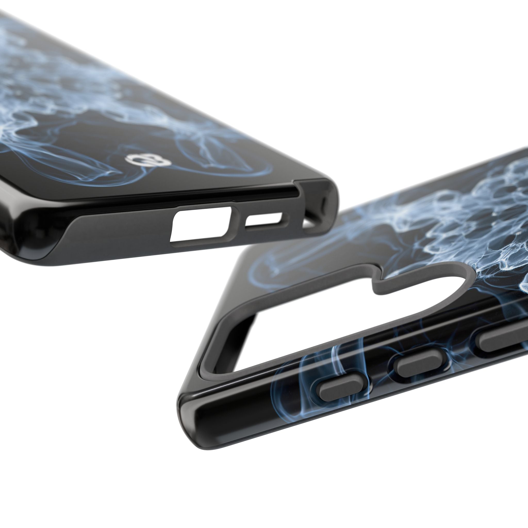 Blue Tough Phone Case for Samsung - Glacial Smoke Crown