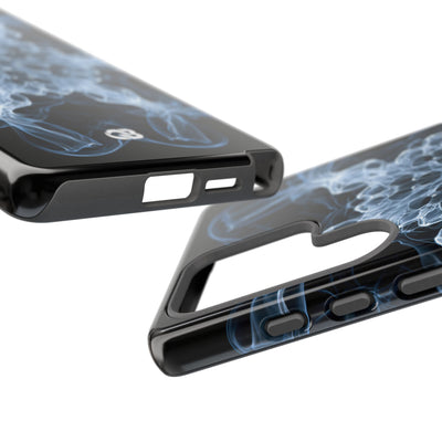 Blue Tough Phone Case for Samsung - Glacial Smoke Crown