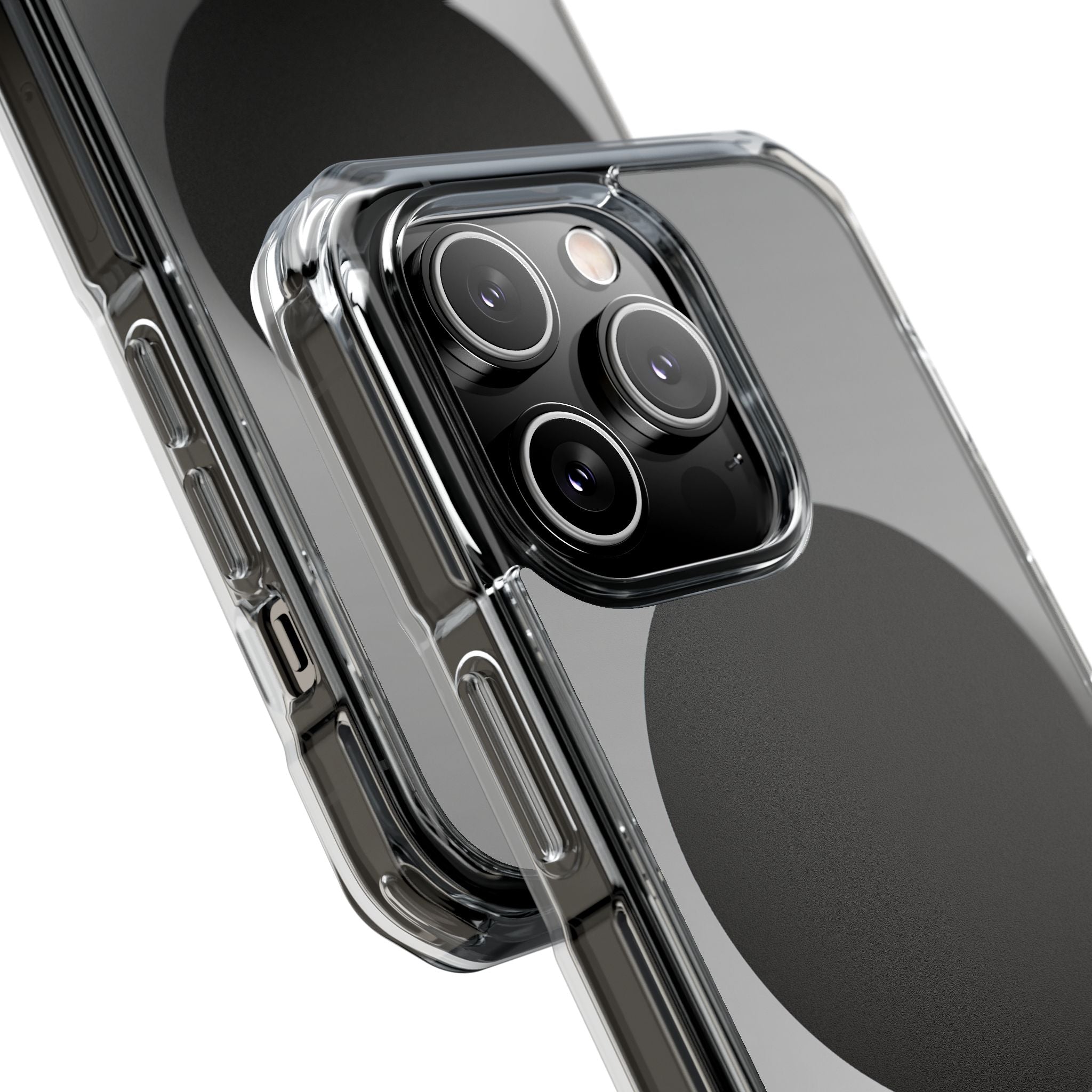 Grey Impact MagSafe Phone Case for iPhone - Matte Onyx Sphere